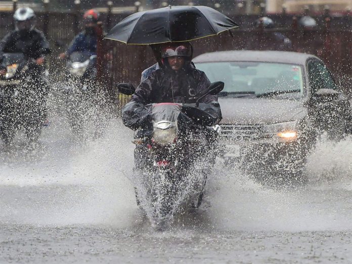 heavy rain