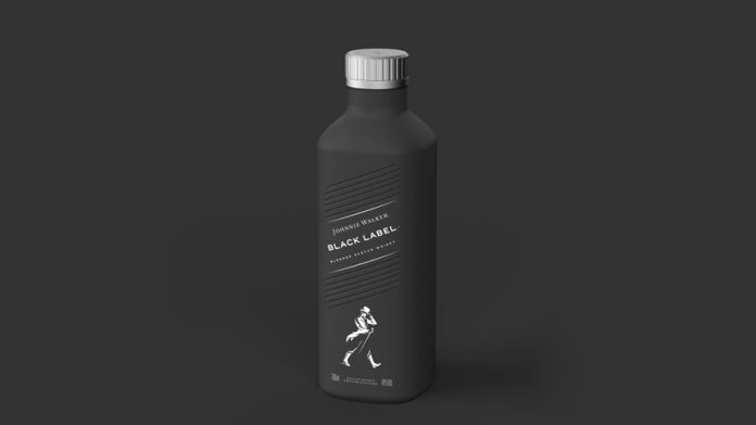 paper whisky bottle