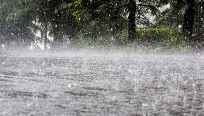 heavy rain