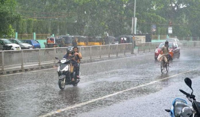 heavy rain