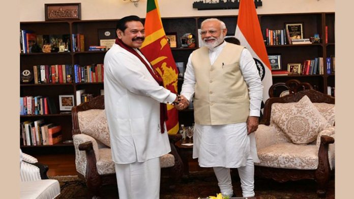 srilanka president with modi