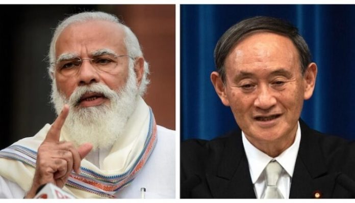 modi with japan pm