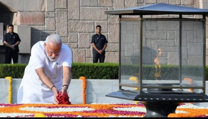 modi at rajghat