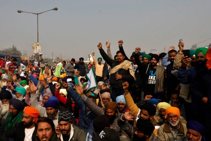 Farmer strike